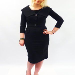 Bettie Page Retro 50's Black Bolero Jacket